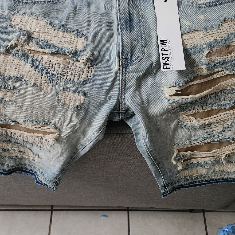 First Row Denim Jorts